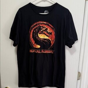 Mortal Kombat Black T-Shirt Size Large